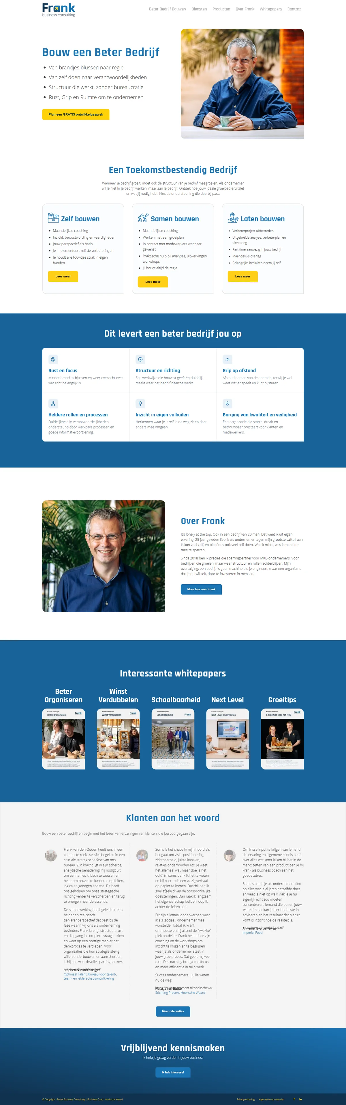 Website Frank Business Consulting